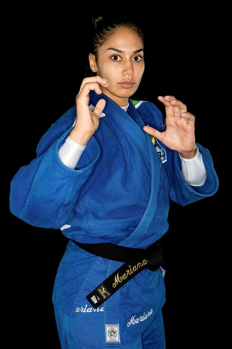 A judoca paulista Mariana Silva