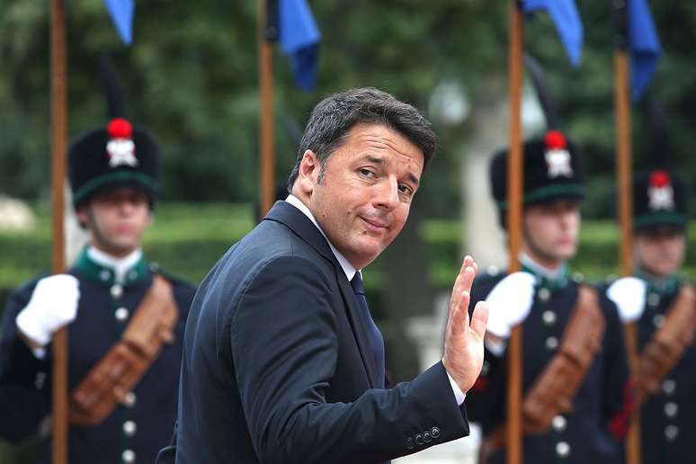 O primeiro-ministro da Itália, Matteo Renzi