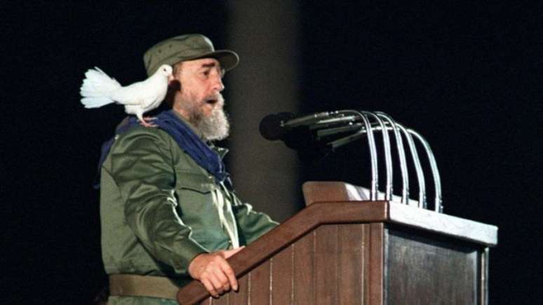 Fidel Castro foi um dos personagens da pol&iacute;tica internacional durante mais de seis d&eacute;cadas