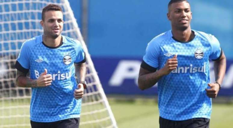 Luan e Walace estão na Seleção Olímpica a na expectativa de representar a principal (Foto: Rodrigo Fatturi/Grêmio)