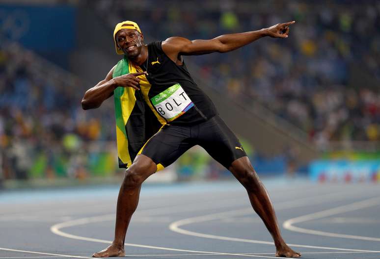 Com o ouro conquistado no Rio, Bolt se tornou tricampeão olímpico
