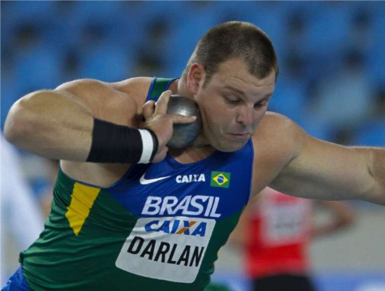 Darlan Romani conquistou a vaga olímpica apenas no dia 25 de maio desse ano (Foto: Washington Alves/CBAt)