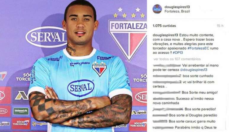 O goleiro que era segundo reserva no Bahia, irá disputar a titularidade com Erivelton (Foto: Reprodução/Instagram)