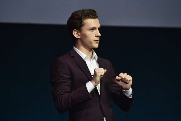 O ator Tom Holland durante a CinemaCon, em 12 de abril de 2016, em Las Vegas, Nevada. 