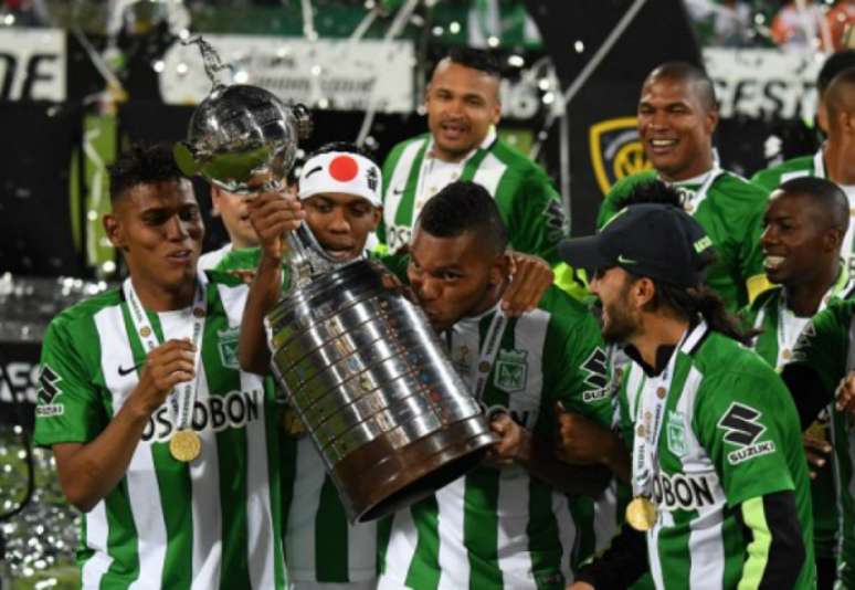 Alguns destaques saíram, como Marlos Moreno, mas base do Atlético Nacional, campeão da Libertadores-2016, está mantida (Foto: Luis Acosta / AFP)