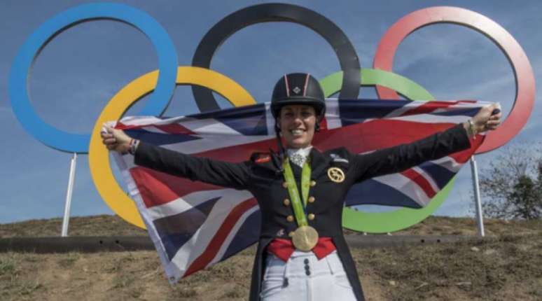 Charlotte Dujardin, do hipismo, teve duas medalhas no Rio (um ouro e uma prata). Ela ainda tem outras duas láureas