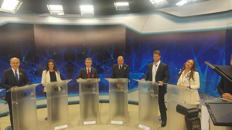 Debate dos candidatos à Prefeitura de Curitiba na TV Bandeirantes