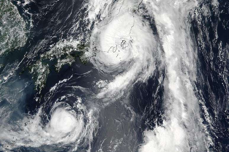 Tufão atinge o Japão
