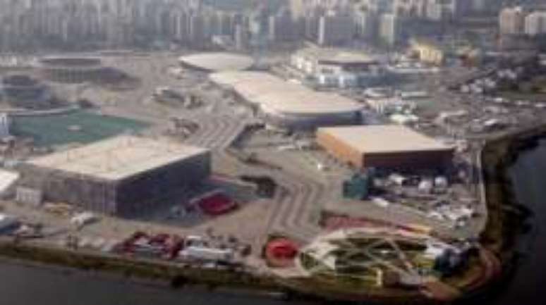 Parque Olímpico, onde ocorreu a maior parte dos jogos durante a Rio 2016; segurança das arenas e fornecimento de energia elétrica foram custeados pelo governo federal
