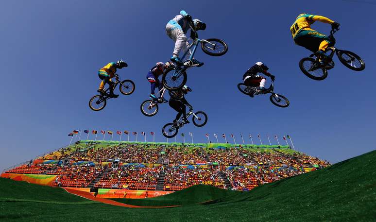 No BMX, vi que o grito da torcida de "eu acredito!" parece trazer mais azar do que sorte para os competidores