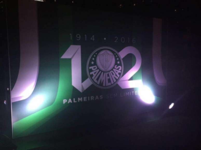 Palmeiras comemorou 102 em festa realizada na noite de quinta-feira, em São Paulo