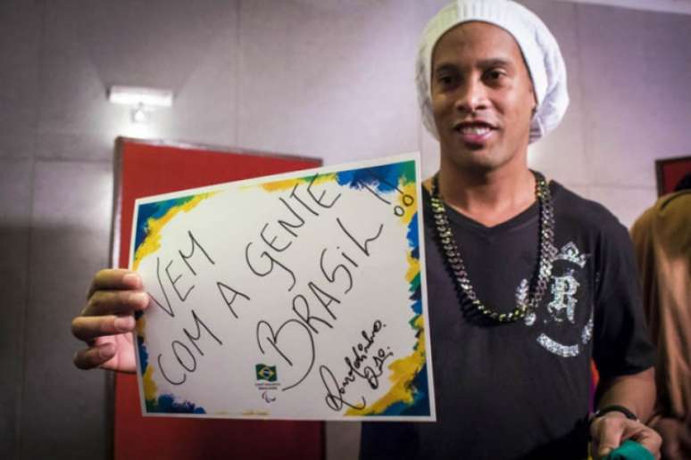 Ronaldinho Gaúcho fez a música pensando nos superatletas brasileiros (Foto: Felipe Nobre/CPB/MPIX)