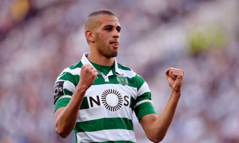 Slimani tem contrato com o Sporting até junho de 2020 (Foto: Miguel Riopa / AFP)