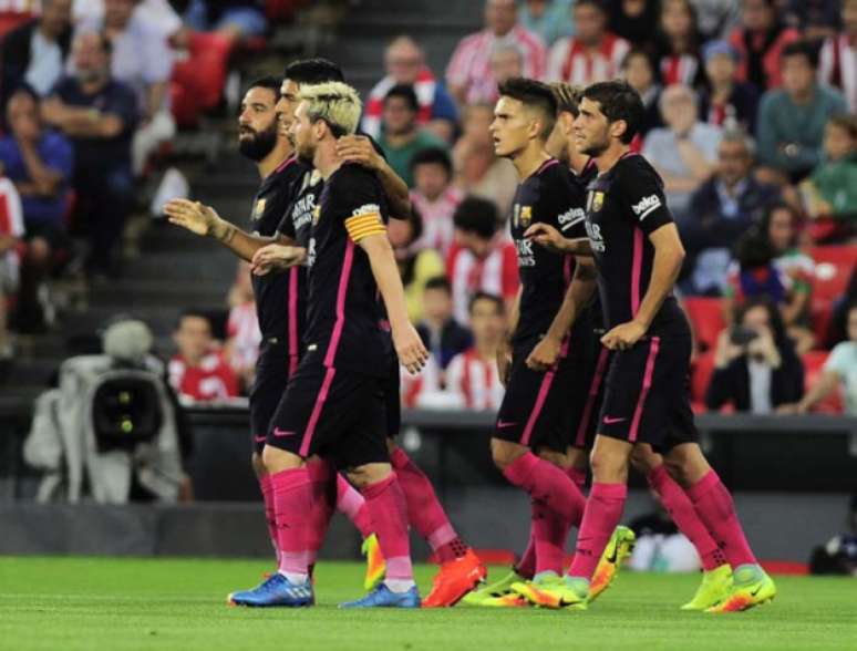 Barcelona vence pelo placar mínimo em visita ao País Basco (Foto: AFP/ANDER GILLENEA)