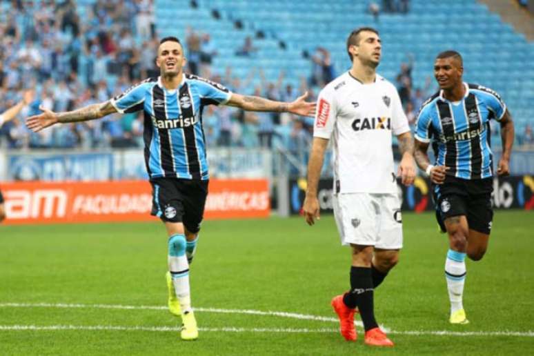 Luan marcou no último fim de semana no retorno ao Grêmio (Foto: Fotografo Pedro H. Tesch/Eleven/Lancepress!)