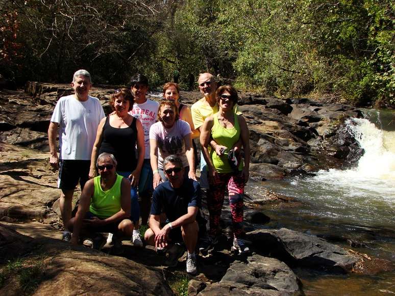 Aventura incluiu rafting e tirolesa