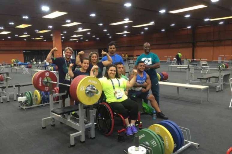 Seleção de halterofilismo paralímpico esteve no Riocentro na quinta-feira (Foto: Carol Delmazo/Brasil2016.gov.br)