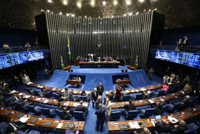 Sessão plenária do Senado para analisar MP 726/2016, que trata da reforma administrativa do governo Temer)