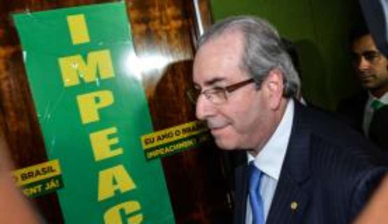 Cunha presidiu a sessão do Plenário da Câmara que decidiu pela autorização para ter prosseguimento no Senado o processo de impeachment de Dilma