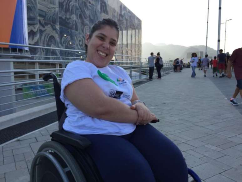 Julia Freitas assistiu, pela primeira vez, a uma competição paralímpica
