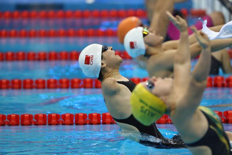 Nas provas de natação da Paralimpíada, os competidores apresentavam deficiências distintas, que, num primeiro momento, causaram até dúvida para os expectadores sobre um atleta ter mais vantagem que o outro