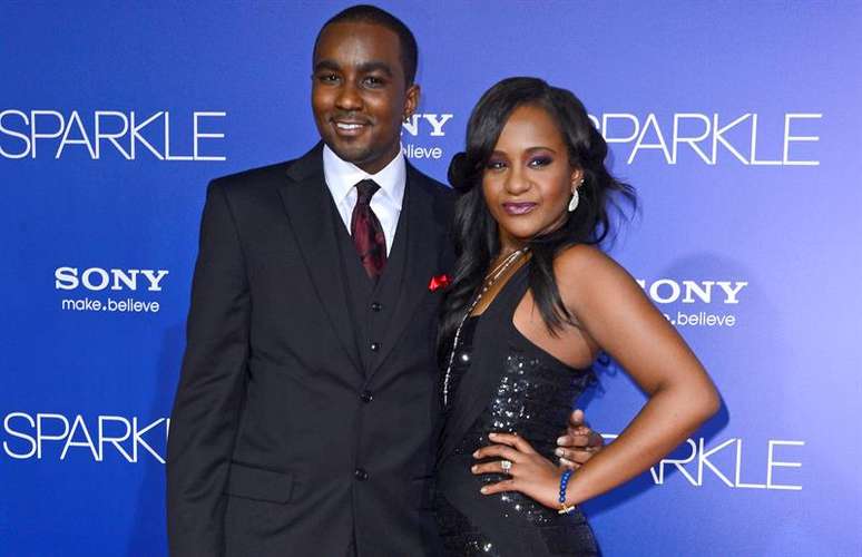 Bobbi Kristina Brown e o ex-namorado Nick Gordon em evento no ano de 2012