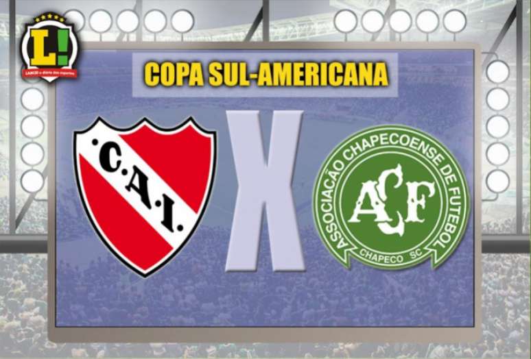 Independiente x Chapecoense: duelo será válido pelas oitavas da Sul-Americana (Foto: Montagem / LANCE!)