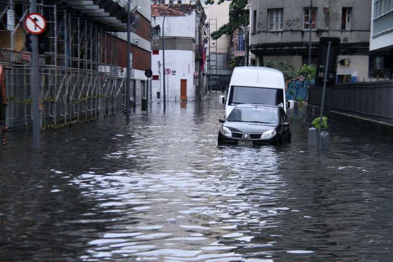 Rua da Lapa, no centro do Rio de Janeiro