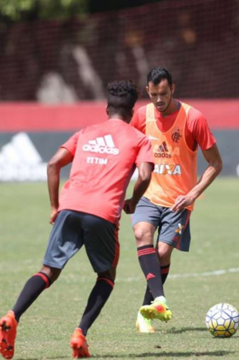 Réver em treino do Flamengo (Gilvan de Souza / Flamengo)