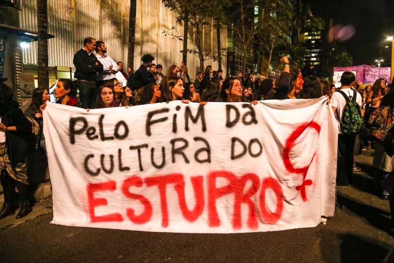 Ato na avenida Paulista