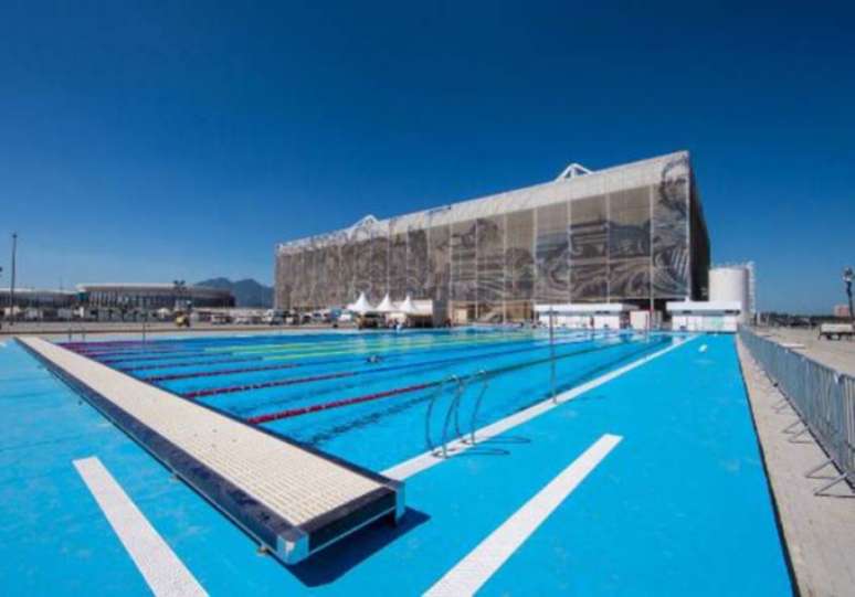 Estádio Olímpico de Esportes Aquáticos vai virar duas instalações menores(Foto: Brasil2016.gov)