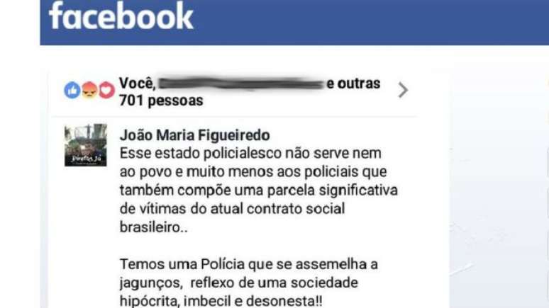 Soldado punido por 'desrespeitar instituição' disse à BBC Brasil que 'nossa conduta tem reflexos diretos no tratamento ao povo': 'Um PM que dorme em ambiente inóspito, que come mal, que é mal tratado, é uma bomba prestes a estourar em cima do povo'