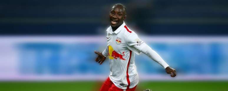 Naby Keita, em ação pelo time de Leipzig (Foto: Divulgação)