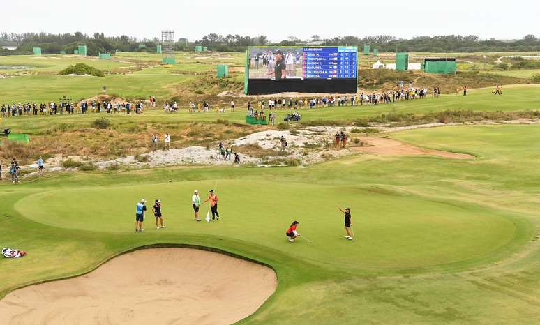 Campo de golfe foi construído do zero para a disputa da Rio 2016