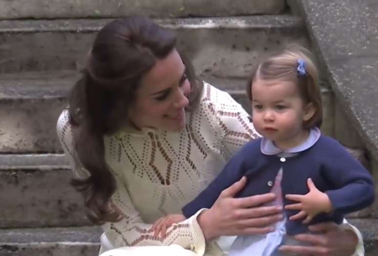 Kate e a princesa Charlotte