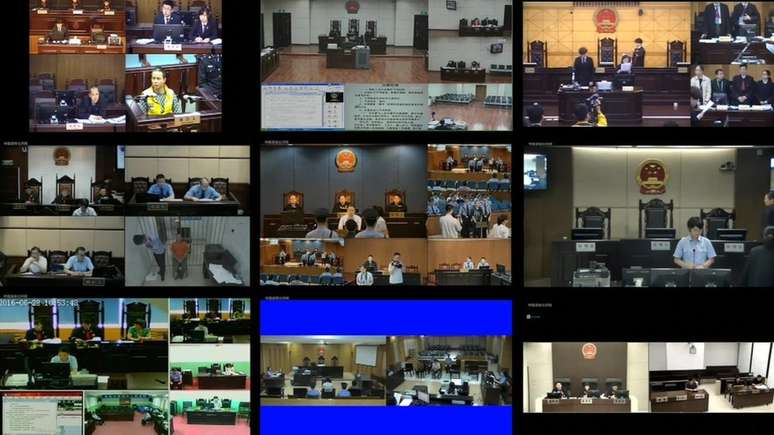 Imagens de c&acirc;meras da Justi&ccedil;a