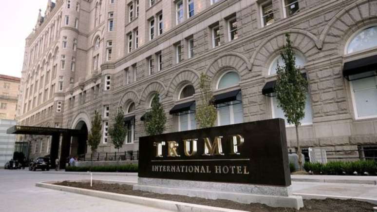 Um hotel de Trump foi inaugurado neste ano nas proximidades da Casa Branca