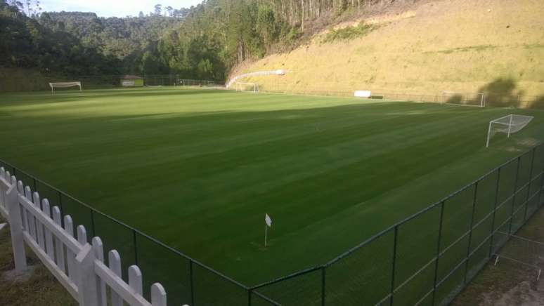 Primeiros treinos do Botafogo nesta temporada também foram realizados no resort (Foto: Felippe Rocha)