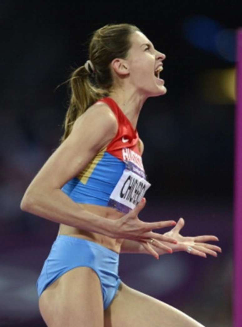 Anna Chicherova perdeu o bronze no salto em altura conquistado em Pequim (Foto: AFP PHOTO)