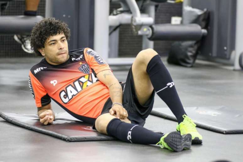 Jogador do Galo ainda não está liberado pelo departamento médico do clube (Foto: Bruno Cantini/Atlético MG)