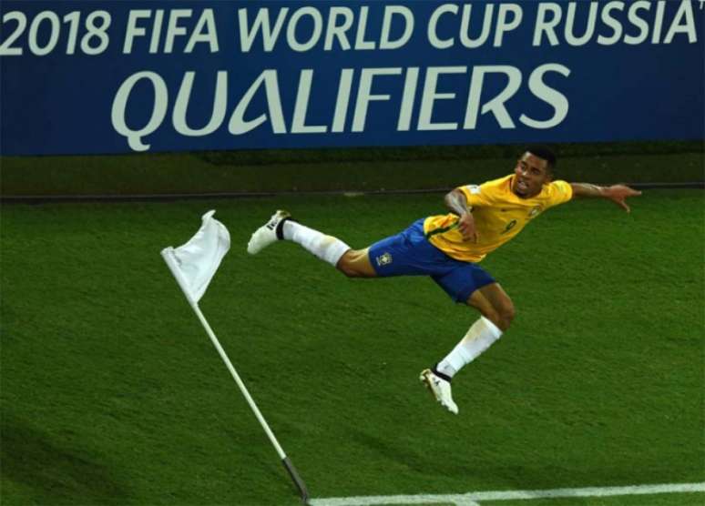 Gabriel Jesus será titular da Seleção Brasileira na terça-feira (Foto: AFP)