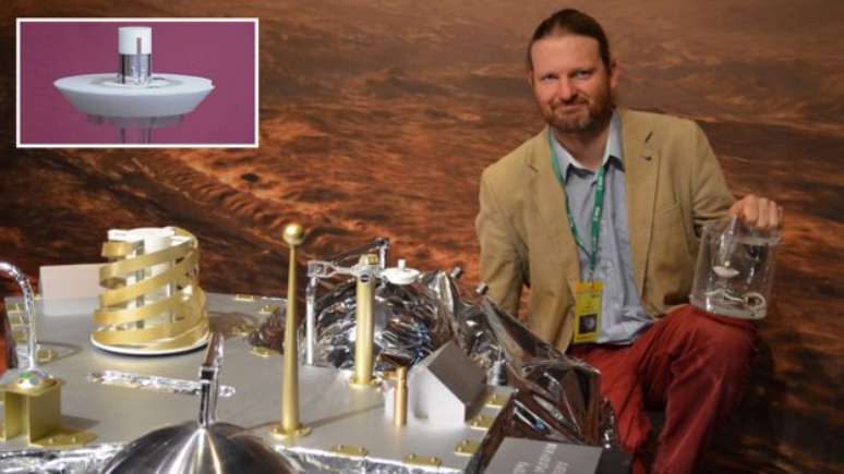 O sensor de ventos de Colin Wilson vai voltar a Marte transportado pela Schiaparelli