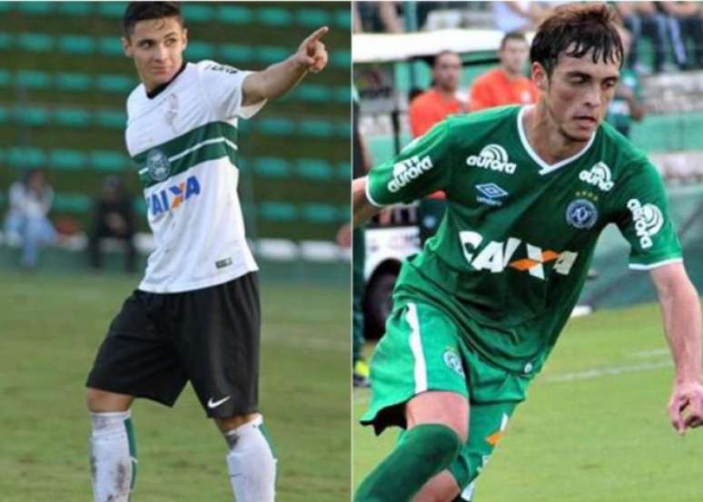 Raphael Veiga, do Coritiba e Hyoran, da Chapecoense, estão negociando com o Palmeiras para 2017 (Foto: Montagem)