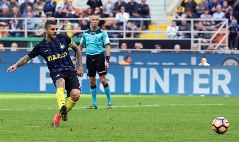 Icardi não está com boa relação com a torcida da Inter de Milão