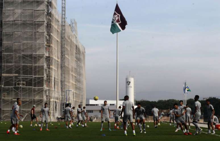 Fluminense treinou no seu centro de treinamento na Barra da Tijuca (Foto: Nelson Perez/Fluminense)