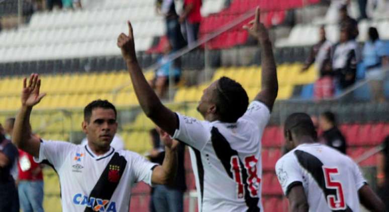 Thalles comemorou o gol que deu a vitória ao Vasco (Foto:  Carlos Gregório Jr/Vasco.com.br)