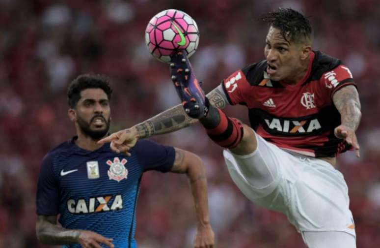 Guerrero fez os gols do Flamengo neste domingo (Foto: Jorge Rodrigues/Eleven/Lancepress)