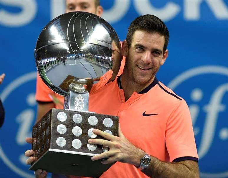 Del Potro vence Sock em Estocolmo e volta a ser campeão após quase 3 anos