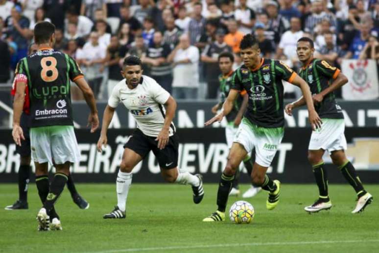 Na última rodada, o América-MG perdeu para o Corinthians por 2 a 0 e conheceu a 20° derrota no Campeonato(Foto: Mauro Horita/AGIF/Lancepress!)