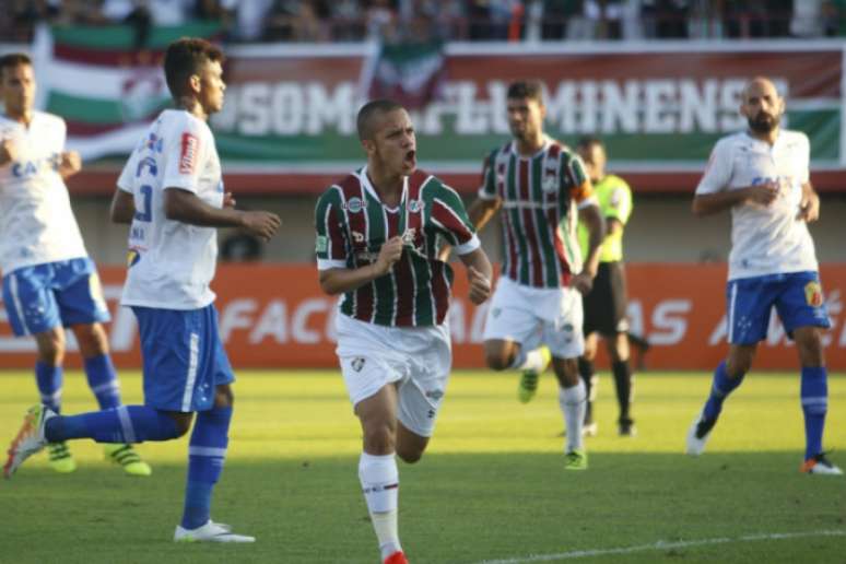 Marcos Junior é o atacante artilheiro do Flu no Brasileirão: são seis gols (Foto: Mailson Santana/F.F.C.)